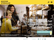 Tablet Screenshot of museumspeelklok.nl